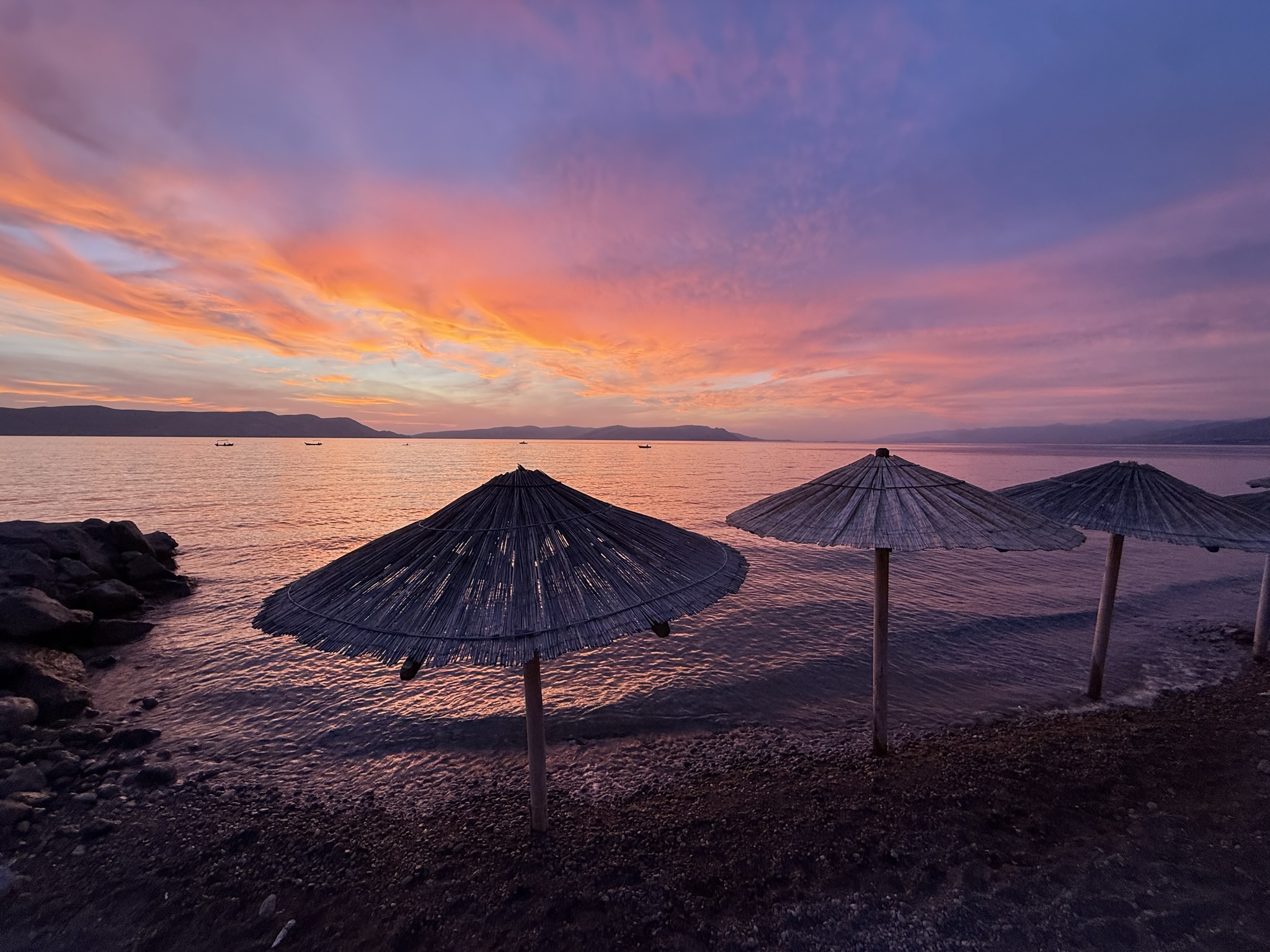 Sonnenuntergang an der Adria